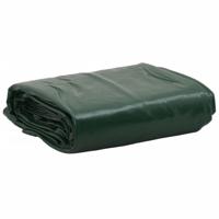 VidaXL Dekzeil 650 g/m² ø 2,6 m groen