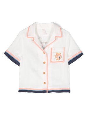 ZIMMERMANN chemise Alight à bords contrastants - Blanc