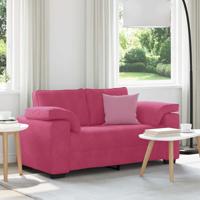Loveseat Sofa Wijnrood 120 cm Fluweel