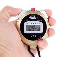 KISLO K81 Stopwatch professionele Chronograph Handheld digitale LCD sport teller Timer met riem