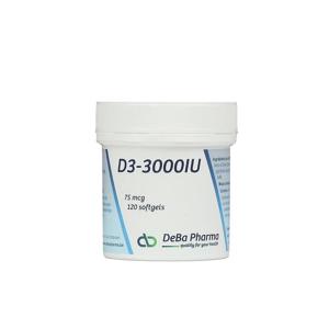 DeBa Pharma D3-3000 IU 120 Capsules