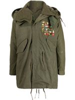 Readymade parka à détail de pins - Vert