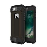 iPhone 7 & 8 robuust pantser TPU + Kunststof back cover Hoesje (zwart)