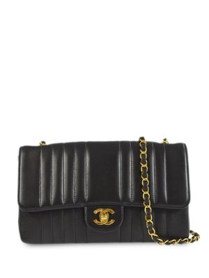 CHANEL Pre-Owned sac porté épaule Mademoiselle (1992) - Noir