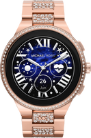 Michael Kors Gen 6 Camille Display MKT5147 Roségoud met steentjes 44mm - thumbnail