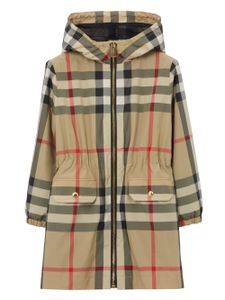 Burberry Kids parka à carreaux vintage - Tons neutres