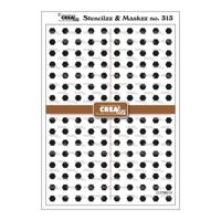 Crealies • stencilzz & maskzz zeshoekjes