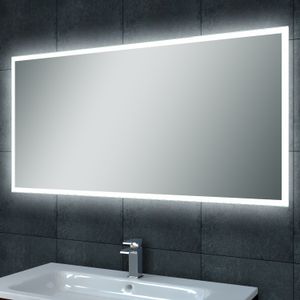 Spiegel Wiesbaden Quatro dimbare LED condensvrij 80x60x3.5cm