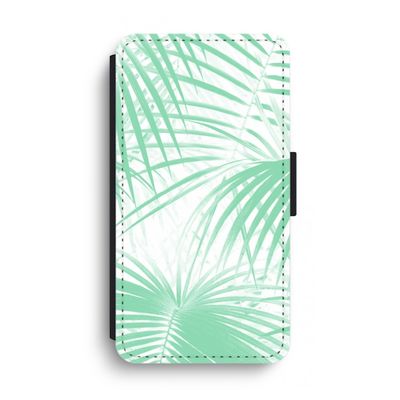 Palmbladeren: iPhone XS Max Flip Hoesje