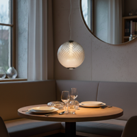 Lyora HanglampAora bol opaal glas - 9191244