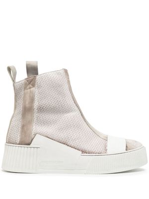 Boris Bidjan Saberi baskets Bamba 5 à effet usé - Gris