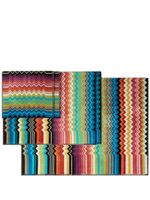 Missoni Home lot de cinq serviettes Giacomo - Multicolore - thumbnail