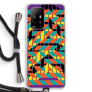 Skew Bee 2: Oppo A95 5G Transparant Hoesje met koord