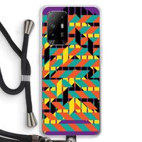 Skew Bee 2: Oppo A95 5G Transparant Hoesje met koord