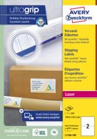Etiket avery l7168-100 199.6x143.5mm wit 200st | 5 stuks