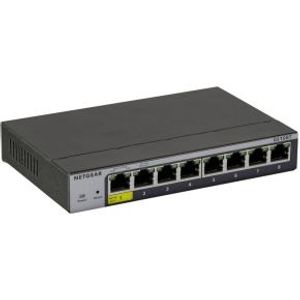 Netgear GS108Tv3 Managed L2 Gigabit Ethernet (10/100/1000) Grijs