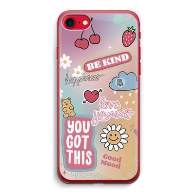 Positivity: iPhone SE 2020 Transparant Hoesje