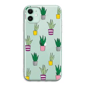 Sanseveria: iPhone 11 Transparant Hoesje