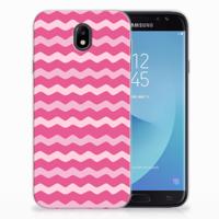 Samsung Galaxy J7 2017 | J7 Pro | TPU bumper | Waves Pink