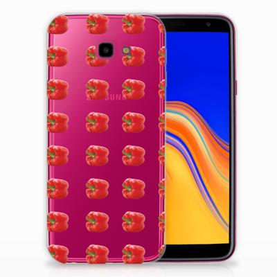 Samsung Galaxy J4 Plus (2018) | Siliconen Case | Paprika Red
