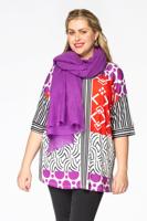 Shawl crispy wool purple Shawl crispy wool purple