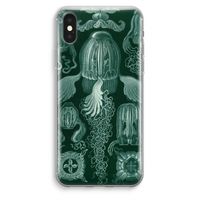 Haeckel Cubomedusae: iPhone XS Max Transparant Hoesje