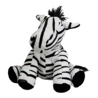 Pluche knuffel zebra 19 cm