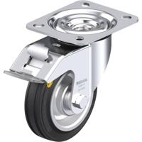 Blickle L-RD 100R-FI Zwenkwiel met rem Wieldiameter: 100 mm Draagvermogen (max.): 100 kg 1 stuk(s)