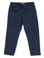 Kenzo Kids pantalon droit à logo brodé - Bleu - thumbnail