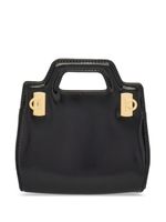 Ferragamo mini sac à main Wanda à boucle Gancini - Noir