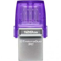 USB stick Kingston microDuo 3C Paars 128 GB