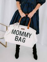 Grote luiertas Mommy Bag Teddy - CHILDHOME ecru