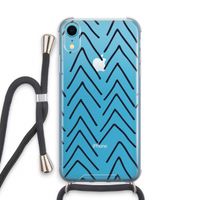 Marrakech Arrows: iPhone XR Transparant Hoesje met koord Marrakech Arrows: iPhone XR Transparant Hoesje met koord