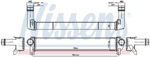 Intercooler, inlaatluchtkoeler 961599