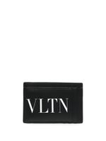 Valentino Garavani porte-cartes à logo VLTN - Noir