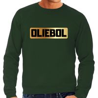 Oliebol foute Oud en nieuw trui/ sweater groen voor heren - thumbnail