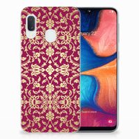 Siliconen Hoesje Samsung Galaxy A20e Barok Pink