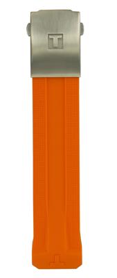 Horlogeband Smartwatch Tissot T603035304 / T0914204705101A Rubber Oranje