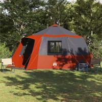 Huisje Tent met dak Grijs en Oranje 500 x 500 x 294 cm