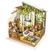 Robotime Miniatuur bouwpakket Miller's Garden met LED licht Knutselen