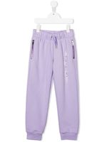 Givenchy Kids pantalon de jogging à logo imprimé - Violet - thumbnail