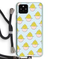 Citroenen: Pixel 5a 5G Transparant Hoesje met koord
