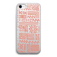 Marrakech Pink: iPhone SE 2020 Transparant Hoesje