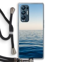 Water horizon: Oppo Find X3 Neo Transparant Hoesje met koord