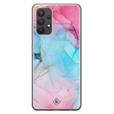 Samsung Galaxy A32 4G siliconen hoesje - Marble colorbomb
