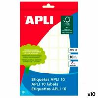 Klevende etiketten Apli Wit Papier 10 Lakens 16 x 22 mm (10 Stuks) Klevende etiketten Apli Wit Papier 10 Lakens 16 x 22 mm (10 Stuks)