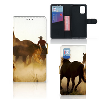 Samsung Galaxy A02s | M02s Telefoonhoesje met Pasjes Design Cowboy