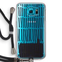 Moroccan stripes: Samsung Galaxy S6 Transparant Hoesje met koord