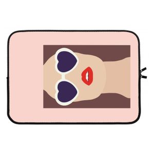 Red lips: Laptop sleeve 13 inch