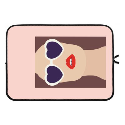 Red lips: Laptop sleeve 13 inch
